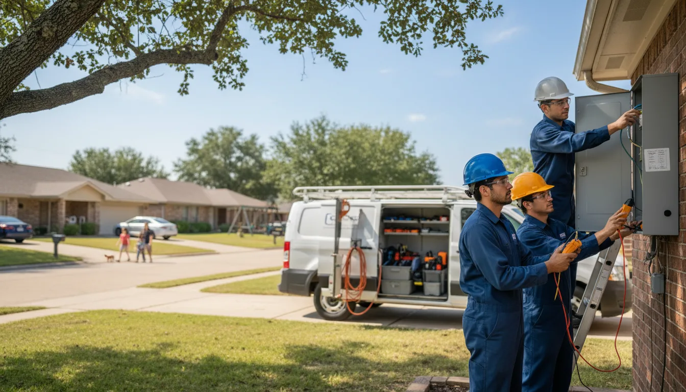 Certified electrician providing emergency electrical services in Clarkson, NE